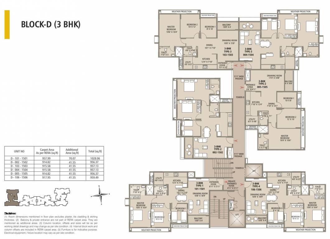 bel air Cluster Plan