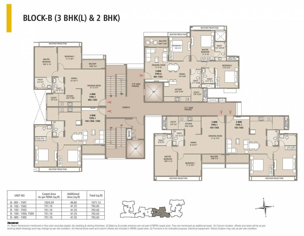 bel air Cluster Plan
