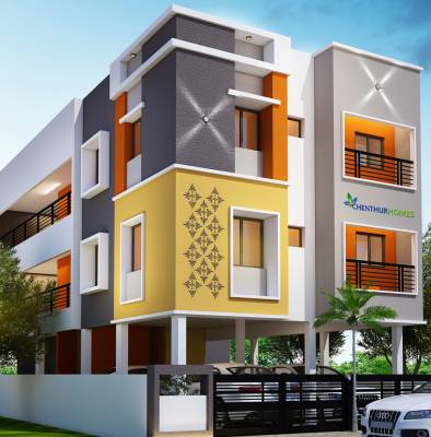 bajanai-koil-street-flat Elevation Elevation