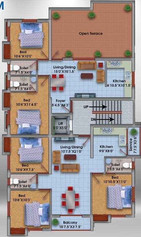  ayyappa nagar kamarajapuram flat Ayyappa Nagar Kamarajapuram Flat Cluster Plan