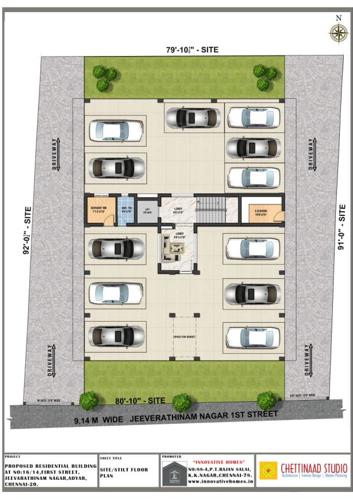  adyar-apartment Adyar Apartment Cluster Plan