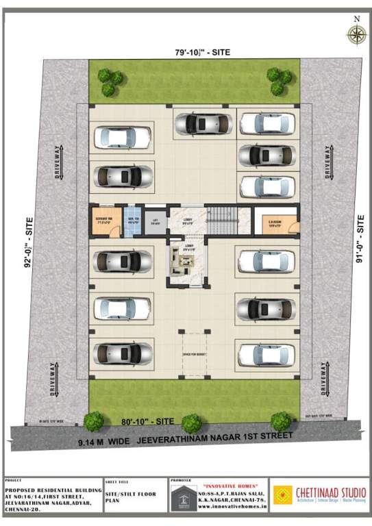  adyar apartment Adyar Apartment Cluster Plan