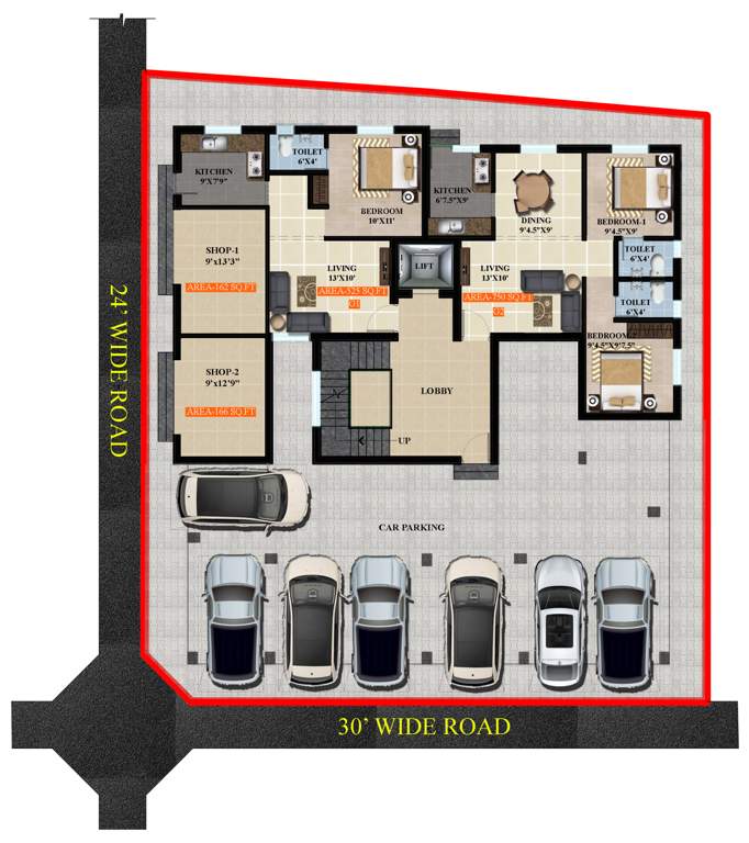 shrijith kanmani Shrijith Kanmani Cluster Plan for ground Floor