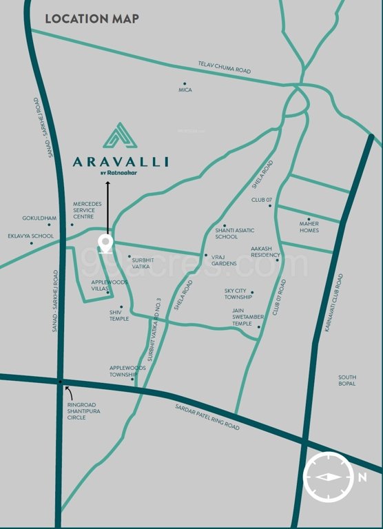  arvalli by ratnaakar Location Plan