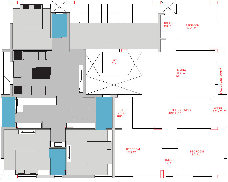 silver star Silver Star Cluster Typical Floor Plan