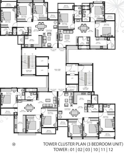  fairytale Fairytale Cluster Plan From 1st To 12th Floor