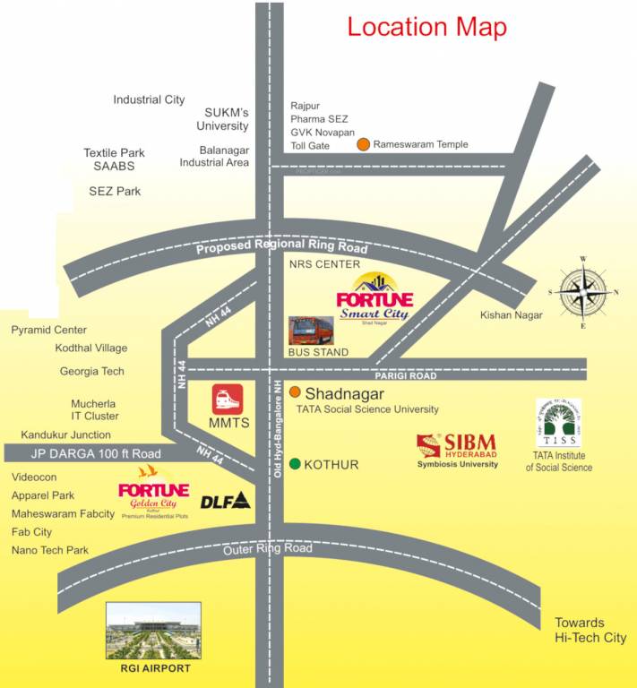  smart city Location Plan