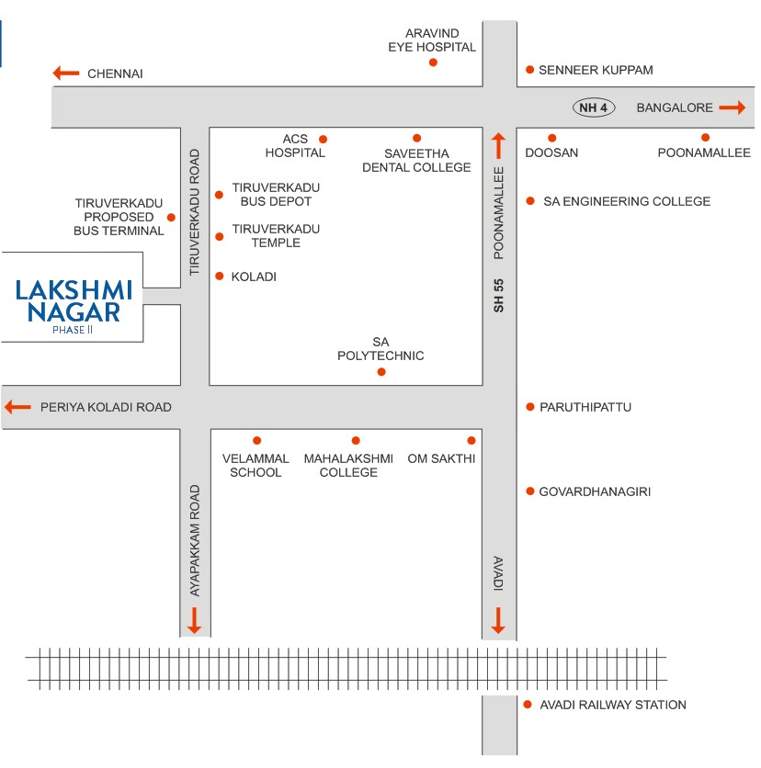 lakshmi nagar phase 2 Location Plan