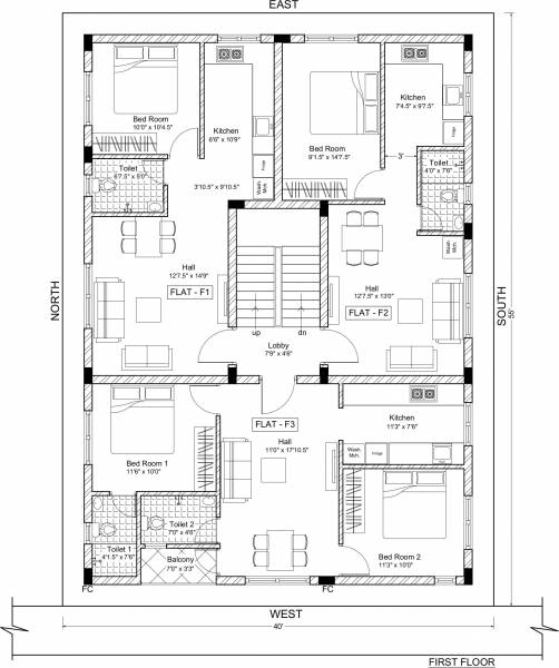 vaikuntha Vaikuntha Cluster Plan for 1st Floor