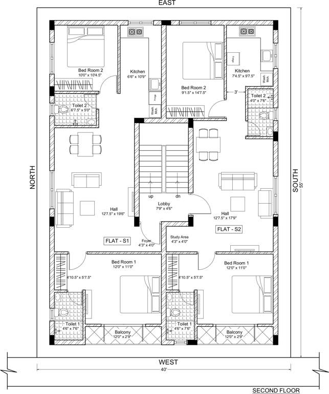  vaikuntha Vaikuntha Cluster Plan for 2nd Floor