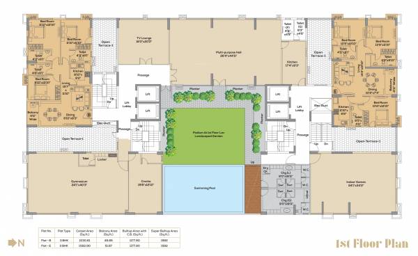  la-convent La Convent Cluster Plan for 1st Floor