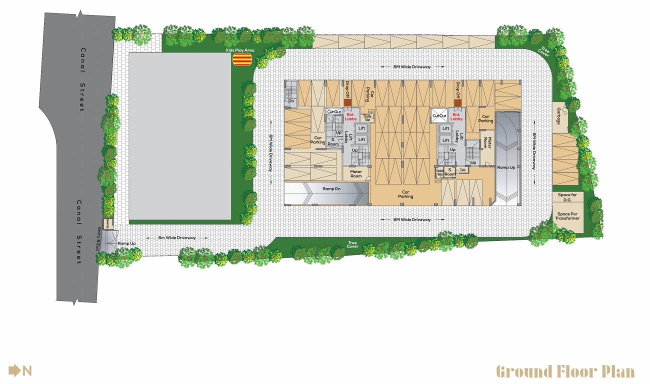  la convent La Convent Cluster Plan for ground Floor