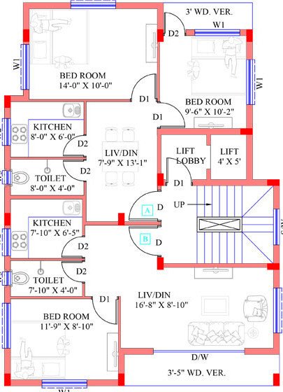 ananda niketan Ananda Niketan Cluster Plan for 4th Floor