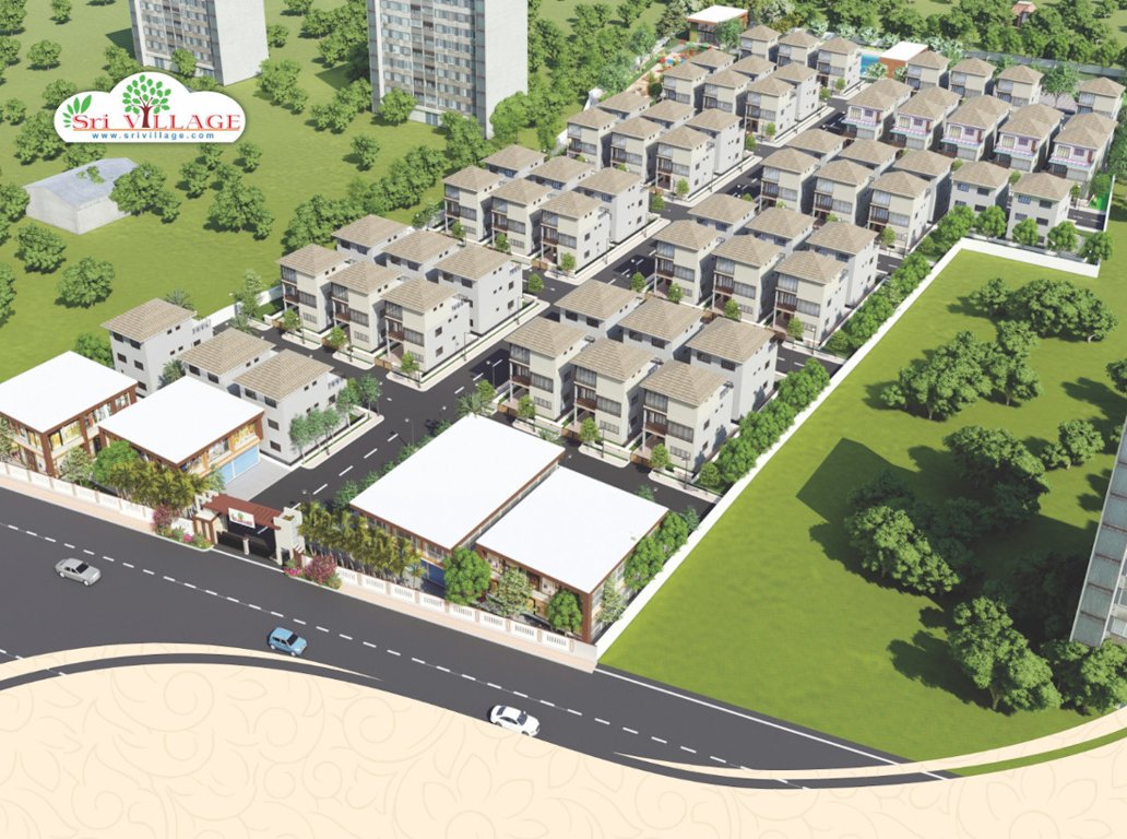  sri village villa plots kollur Elevation