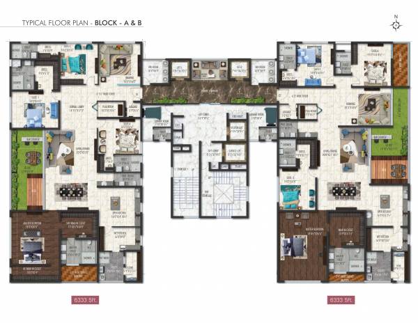  fortune-sonthalia-sky-villas BLOCK D Cluster Plan