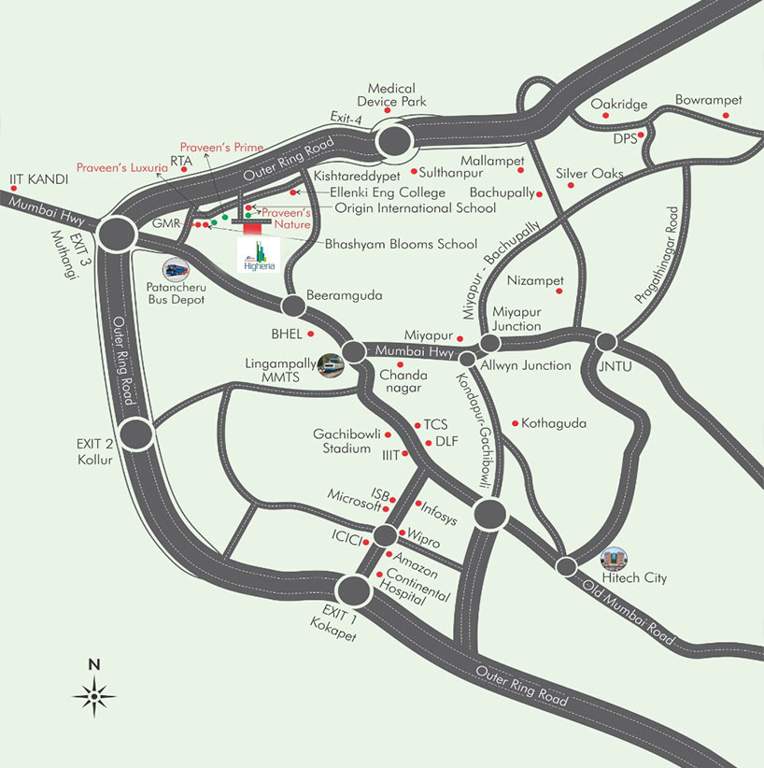  praveens higheria Location Plan