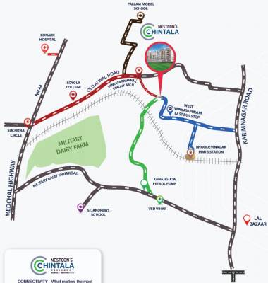  chintala-residency Location Plan
