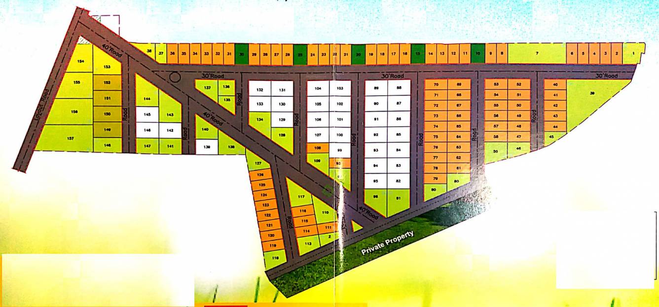  hollywood town Layout Plan