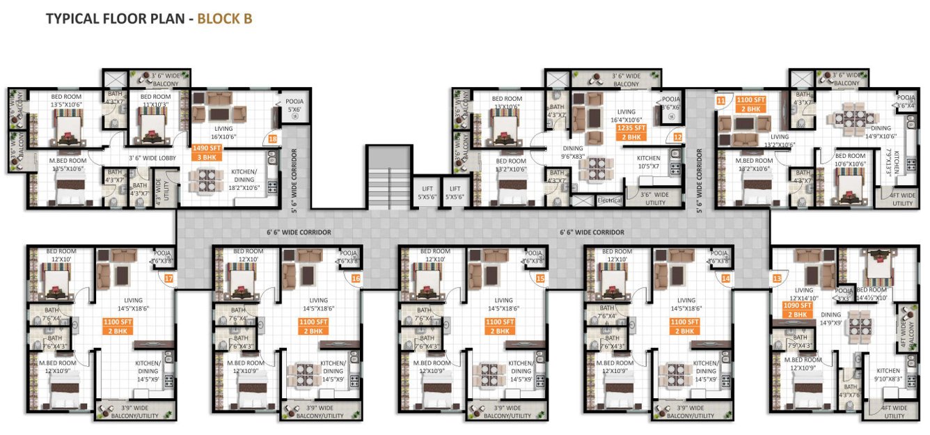  srivalli nivas Block B Cluster Plan 
