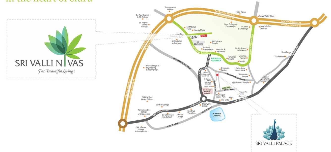  srivalli nivas Location Plan