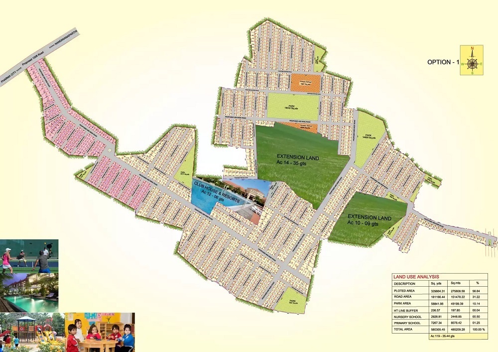  test amenities1 Layout Plan