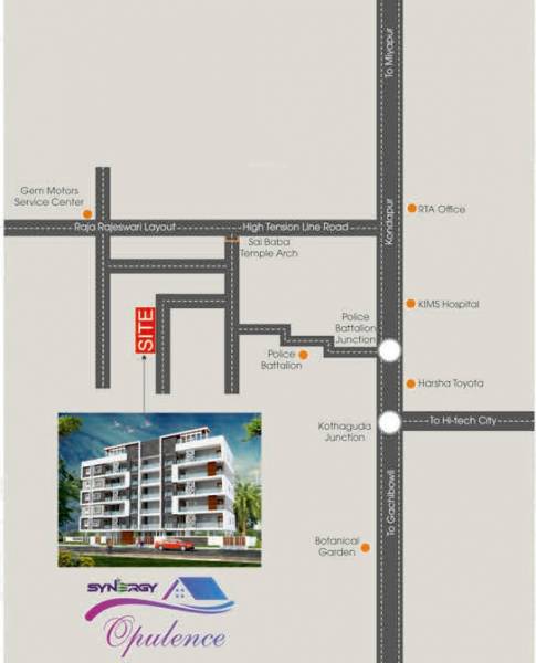  opulence Location Plan