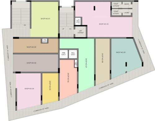 Nforce Le Zorin Cluster Plan for 1st Floor le-zorin Nforce Le Zorin Cluster Plan for 1st Floor