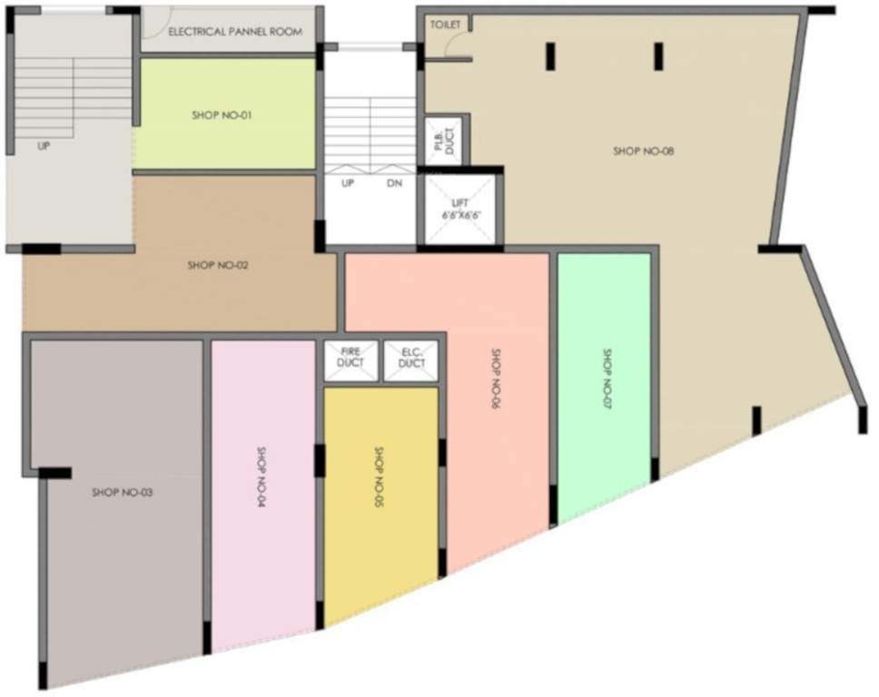  le zorin Nforce Le Zorin Cluster Plan for ground Floor