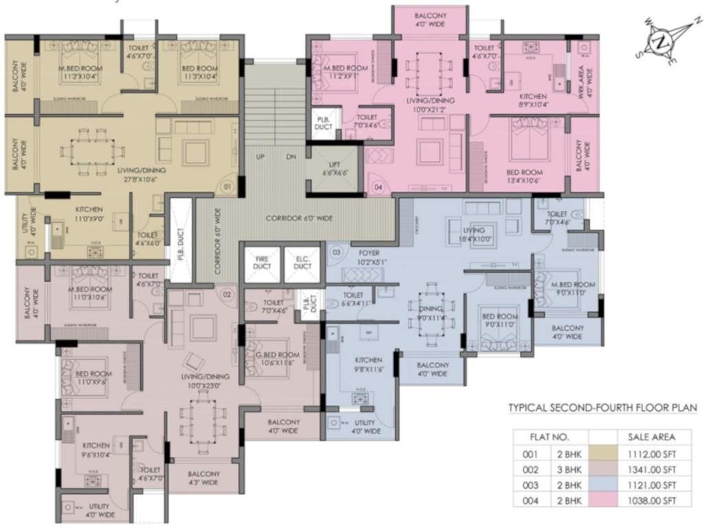  le zorin Nforce Le Zorin Cluster Plan from 2nd to 4th Floor
