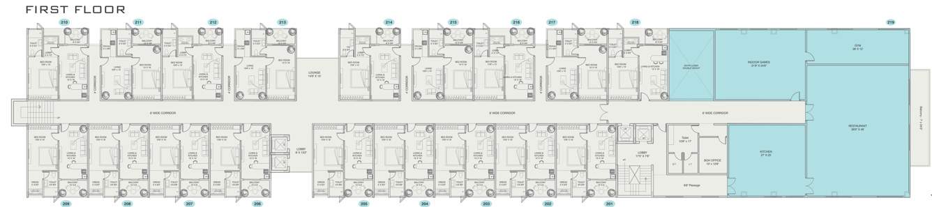  adyssa Adyssa Cluster Plan For 1st Floor