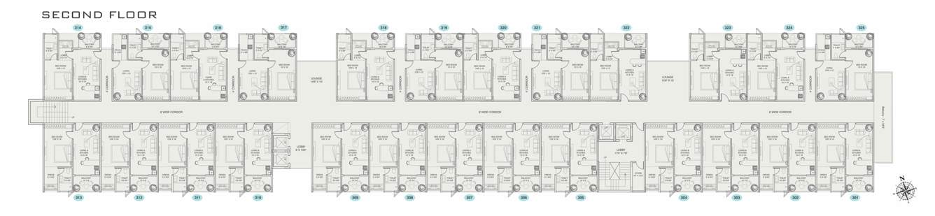 adyssa Adyssa Cluster Plan For 2nd Floor