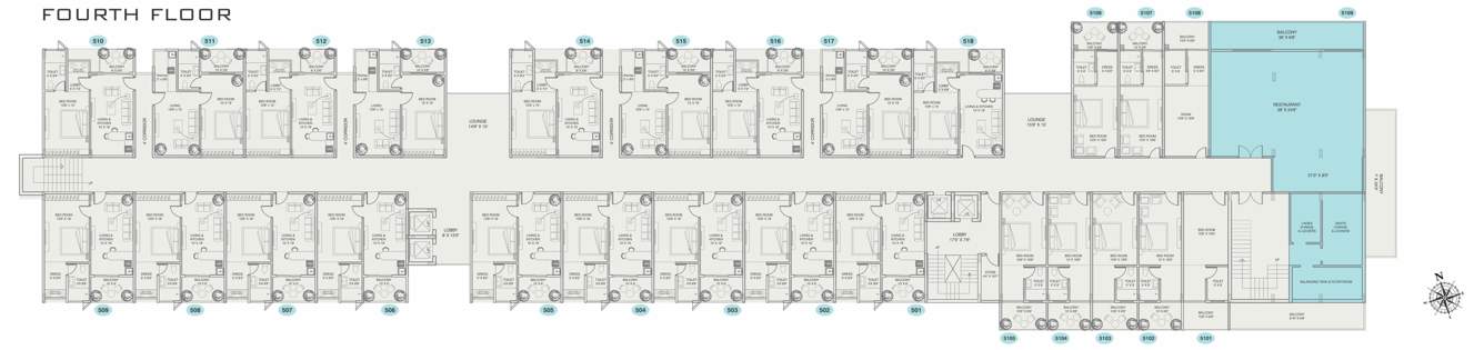  adyssa Adyssa Cluster Plan For 4th Floor