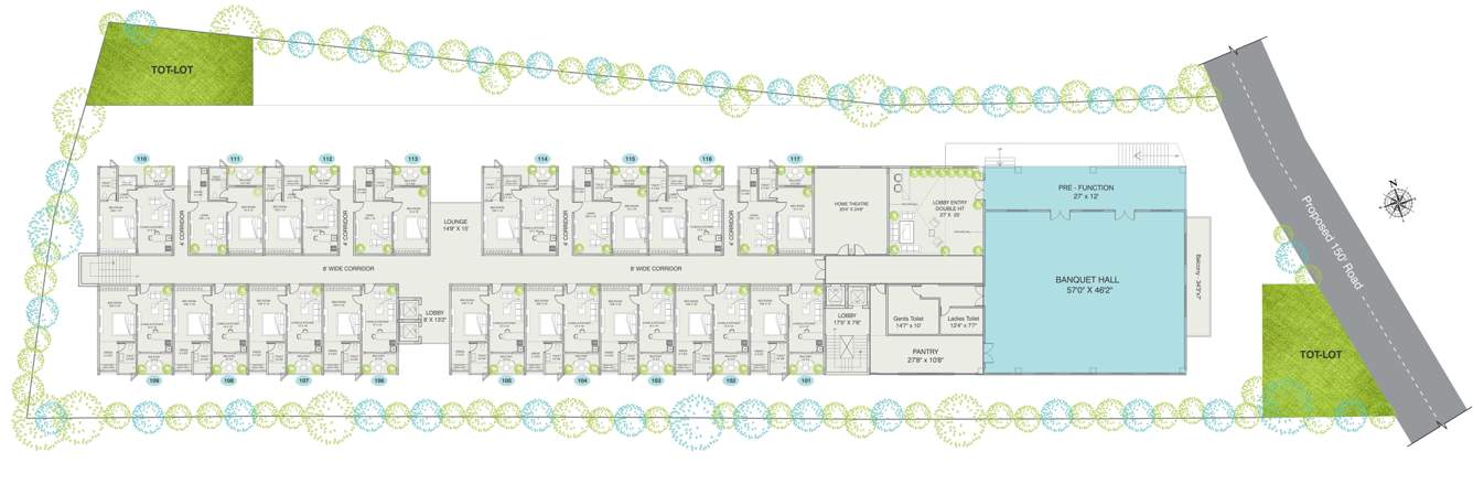  adyssa Adyssa Cluster Plan For Ground Floor