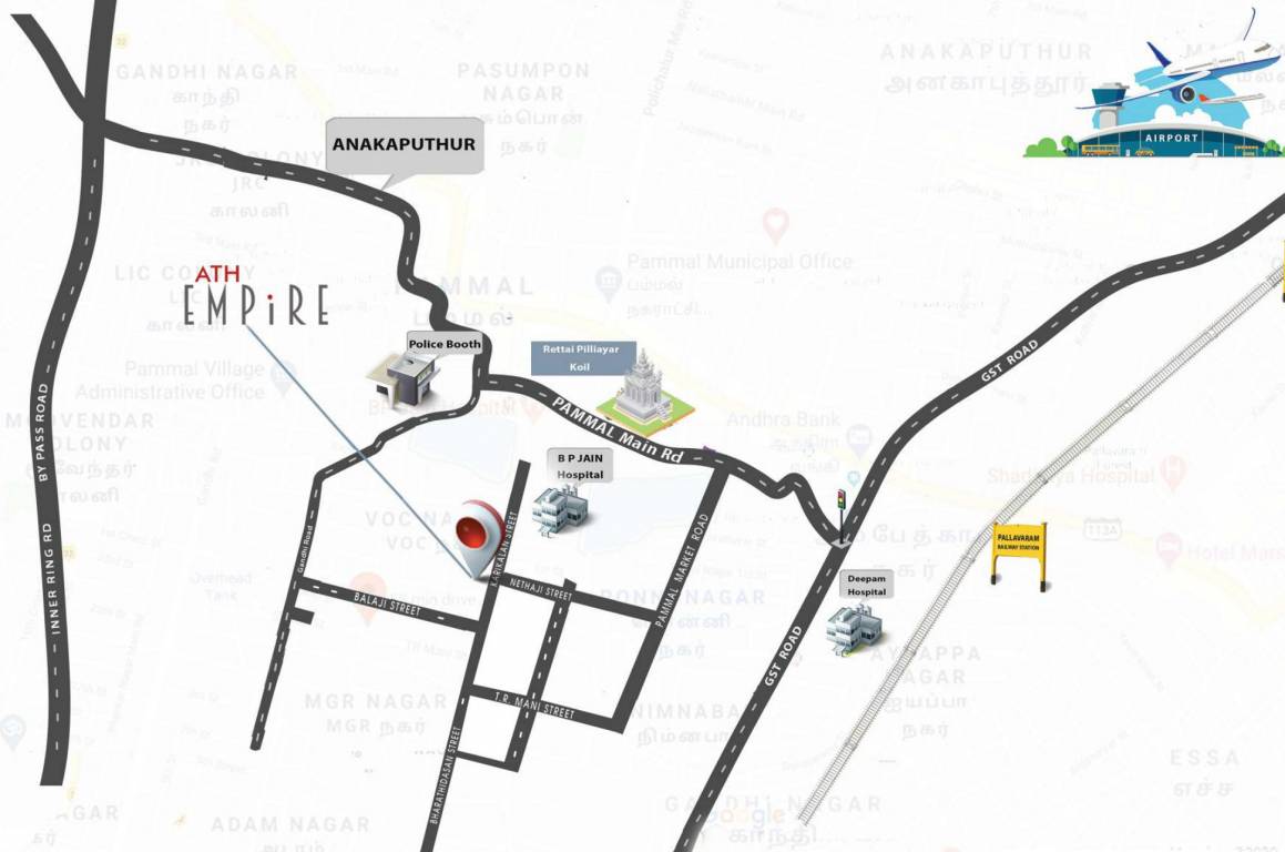  ath empire Location Plan