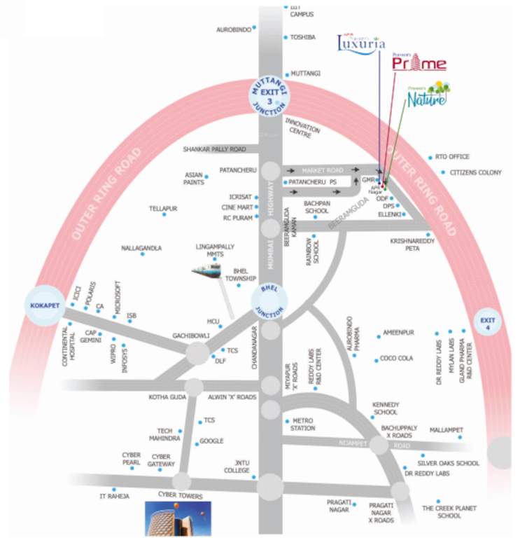  praveens nature Location Plan