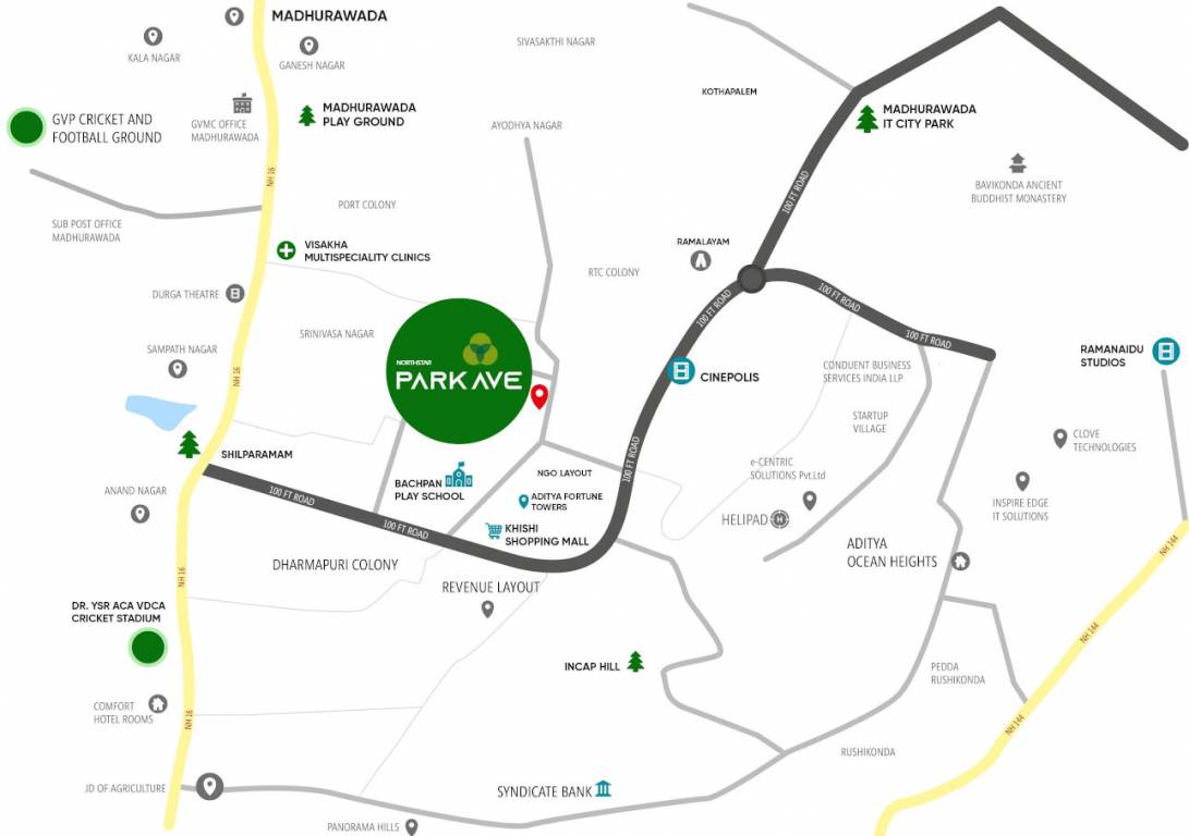 park ave Location Plan