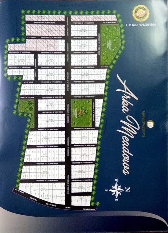  manidweepas arka meadows Layout Plan