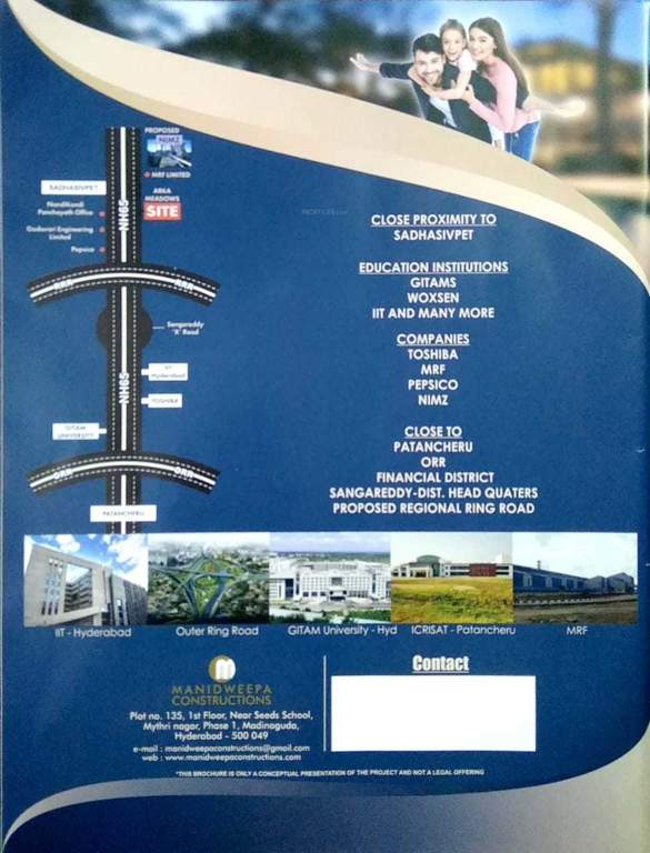  manidweepas arka meadows Location Plan