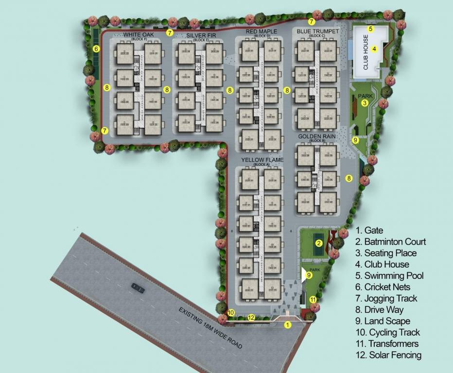  green alpha Layout Plan