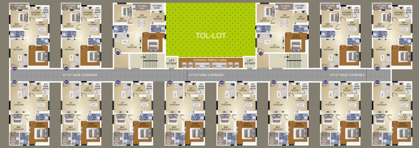  yukta avenue Yukta Avenue Cluster Plan 