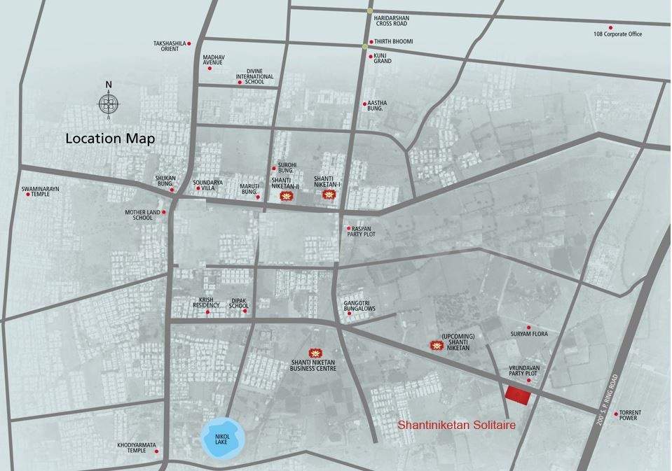  shantiniketan solitare Location Plan