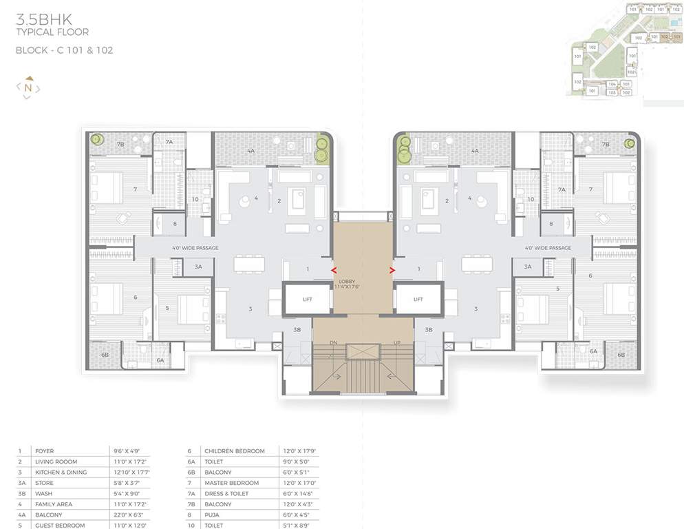  bellissimo iii Cluster Plan