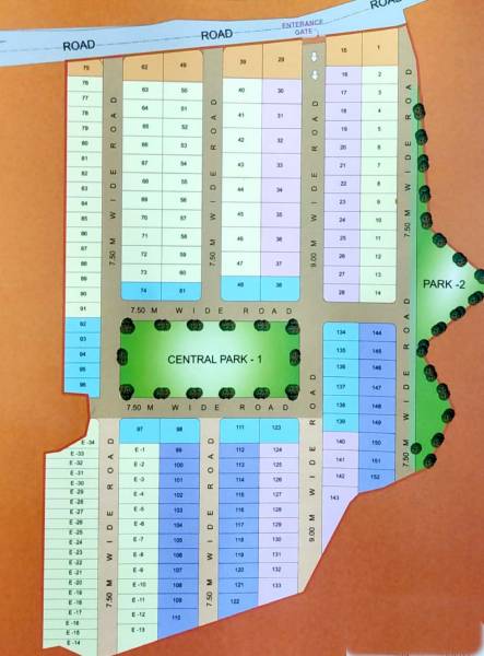 Layout Plan r-m-dhariwal-township-plotting-rehmapur-khandwa Layout Plan