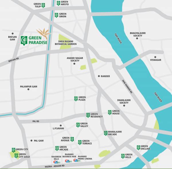  paradise Location Plan