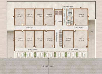 A, B And C Cluster Plan for ground Floor elite A, B And C Cluster Plan for ground Floor