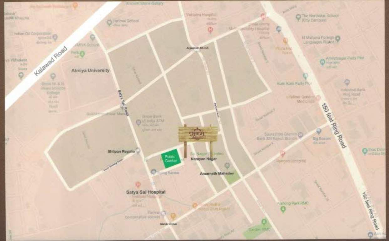  shubham heritage Location Plan