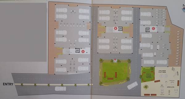  river-greens A, B, C Cluster Plan for ground Floor
