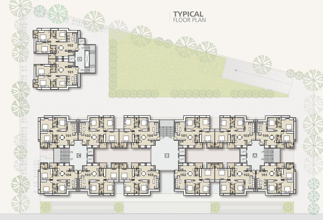  aster Tower A Cluster Plan