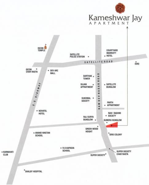  kameshwar-jay-apartment Location Plan