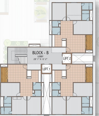  aatreya Block B Cluster Plan From 1st To 9th Floor